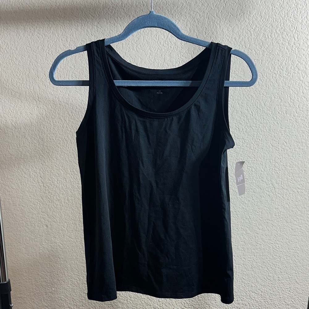 J. Jill Classic Black Tank Top
